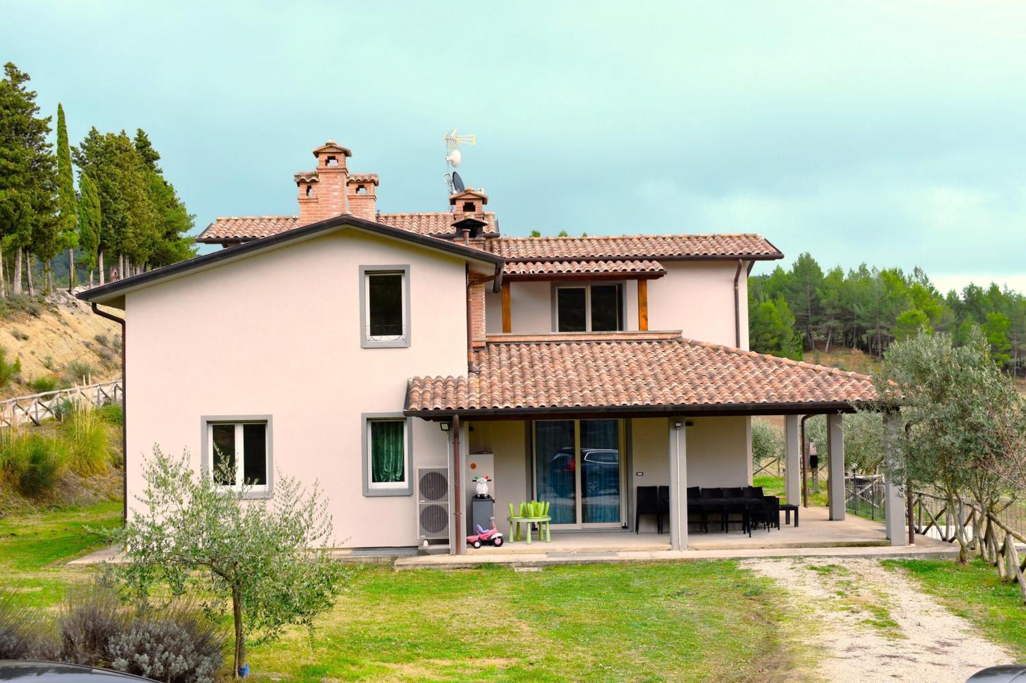 Casa Tiberina - Independent House With Private Pool Monte Santa Maria Tiberina, Umbria Apartment Exterior photo